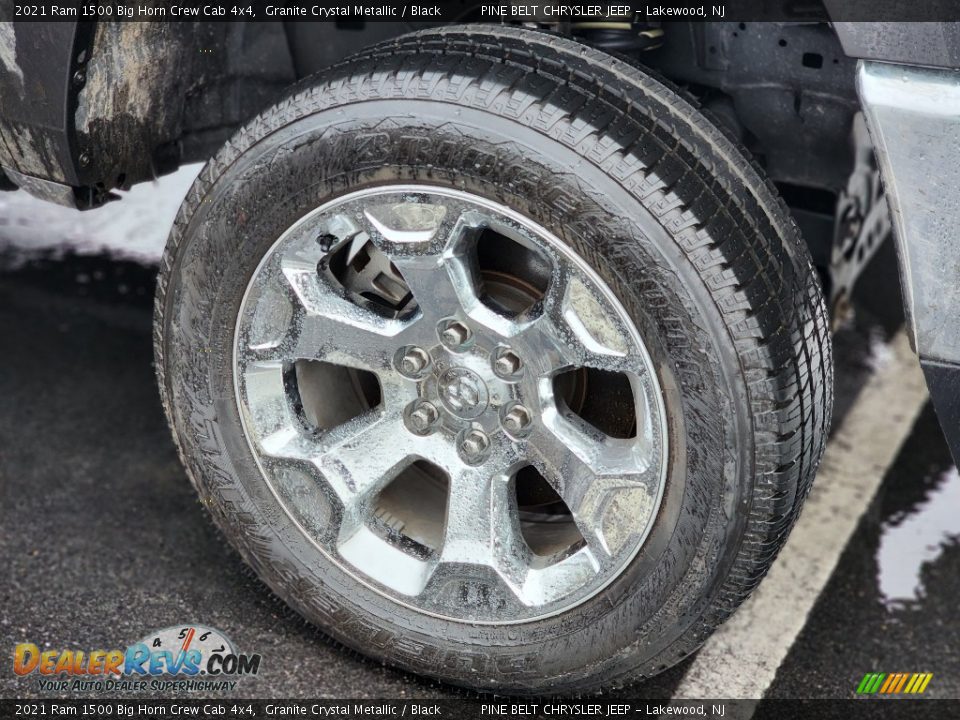 2021 Ram 1500 Big Horn Crew Cab 4x4 Granite Crystal Metallic / Black Photo #10