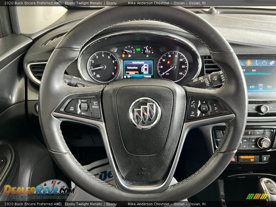 2020 Buick Encore Preferred AWD Ebony Twilight Metallic / Ebony Photo #17