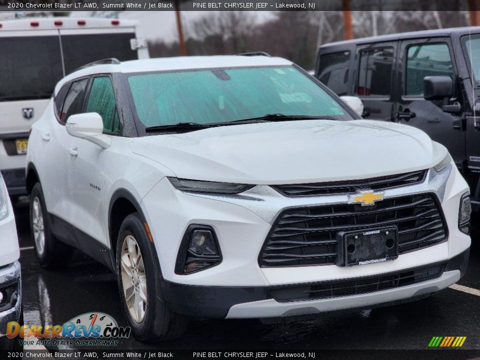 2020 Chevrolet Blazer LT AWD Summit White / Jet Black Photo #3