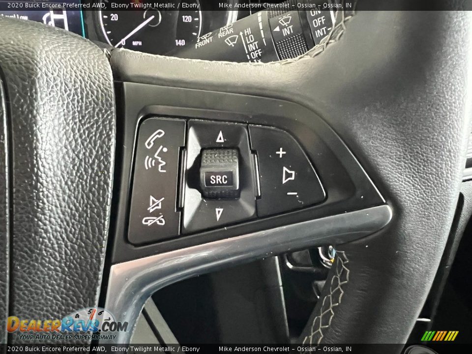 2020 Buick Encore Preferred AWD Ebony Twilight Metallic / Ebony Photo #19