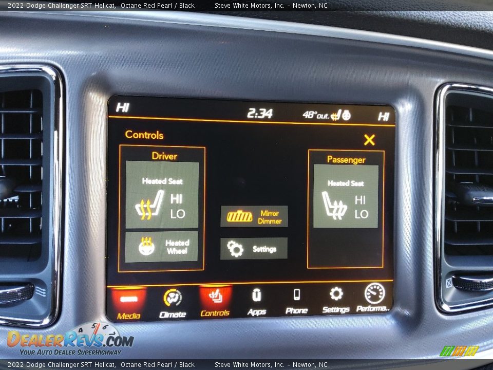 Controls of 2022 Dodge Challenger SRT Hellcat Photo #23