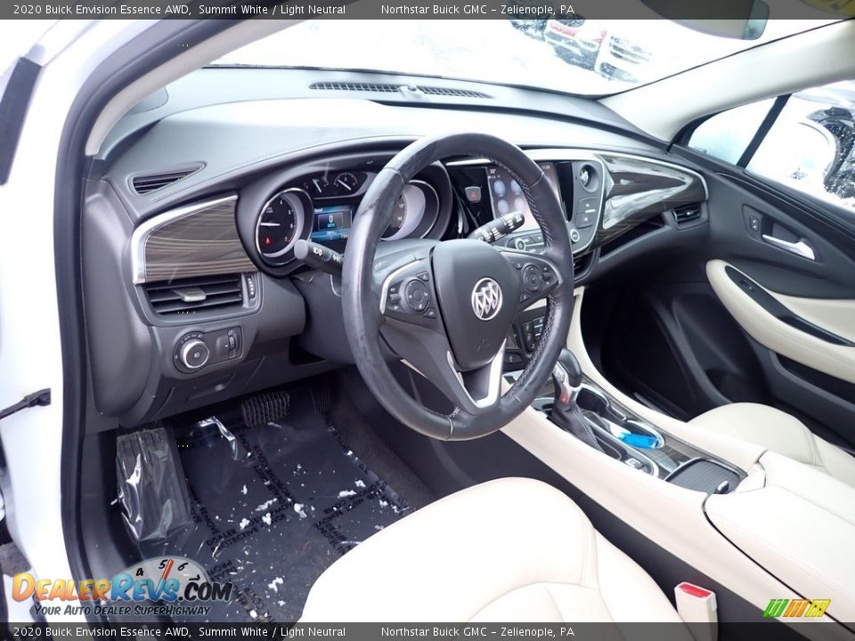 2020 Buick Envision Essence AWD Summit White / Light Neutral Photo #29