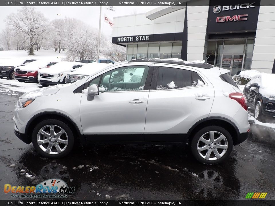 2019 Buick Encore Essence AWD Quicksilver Metallic / Ebony Photo #2