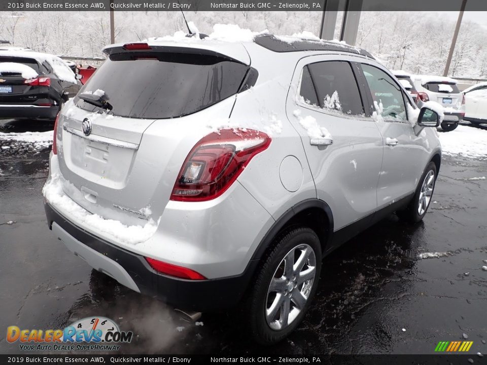 2019 Buick Encore Essence AWD Quicksilver Metallic / Ebony Photo #6