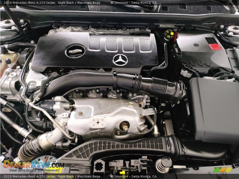 2019 Mercedes-Benz A 220 Sedan Night Black / Macchiato Beige Photo #31