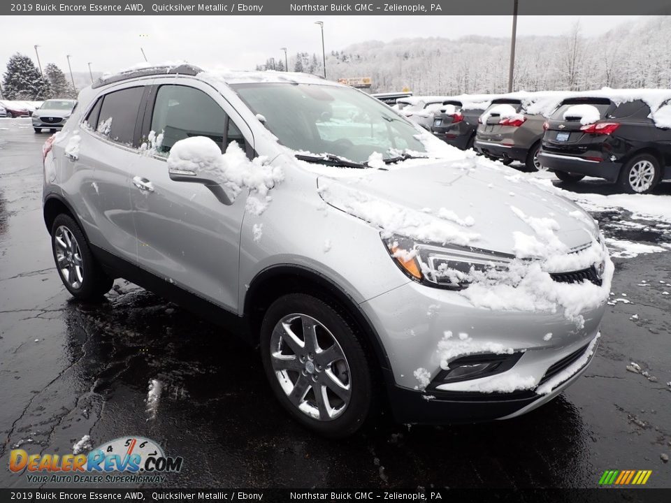 2019 Buick Encore Essence AWD Quicksilver Metallic / Ebony Photo #9