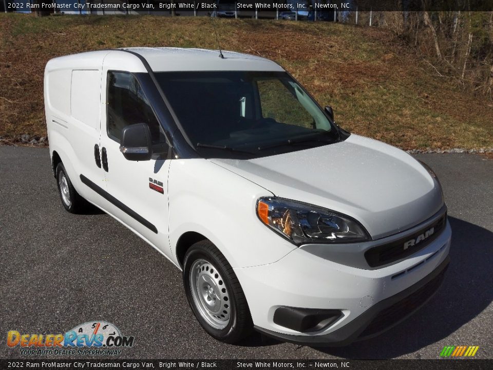 2022 Ram ProMaster City Tradesman Cargo Van Bright White / Black Photo #4