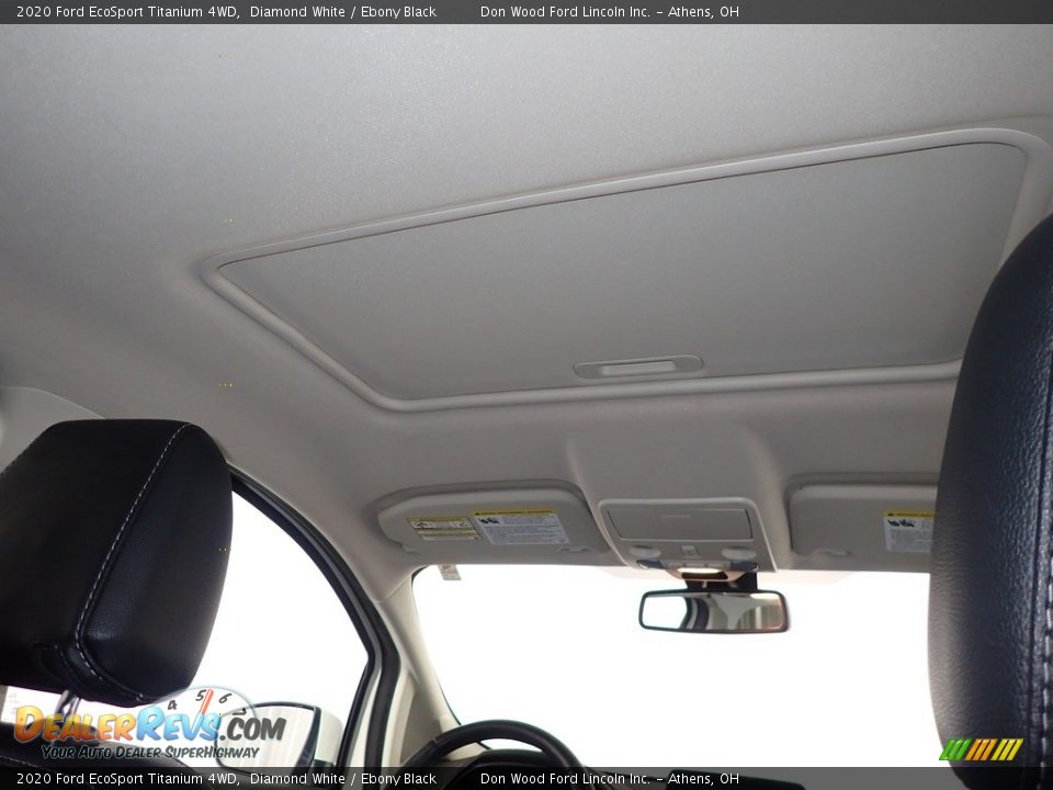 2020 Ford EcoSport Titanium 4WD Diamond White / Ebony Black Photo #2
