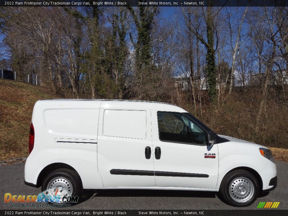 2022 Ram ProMaster City Tradesman Cargo Van Bright White / Black Photo #5