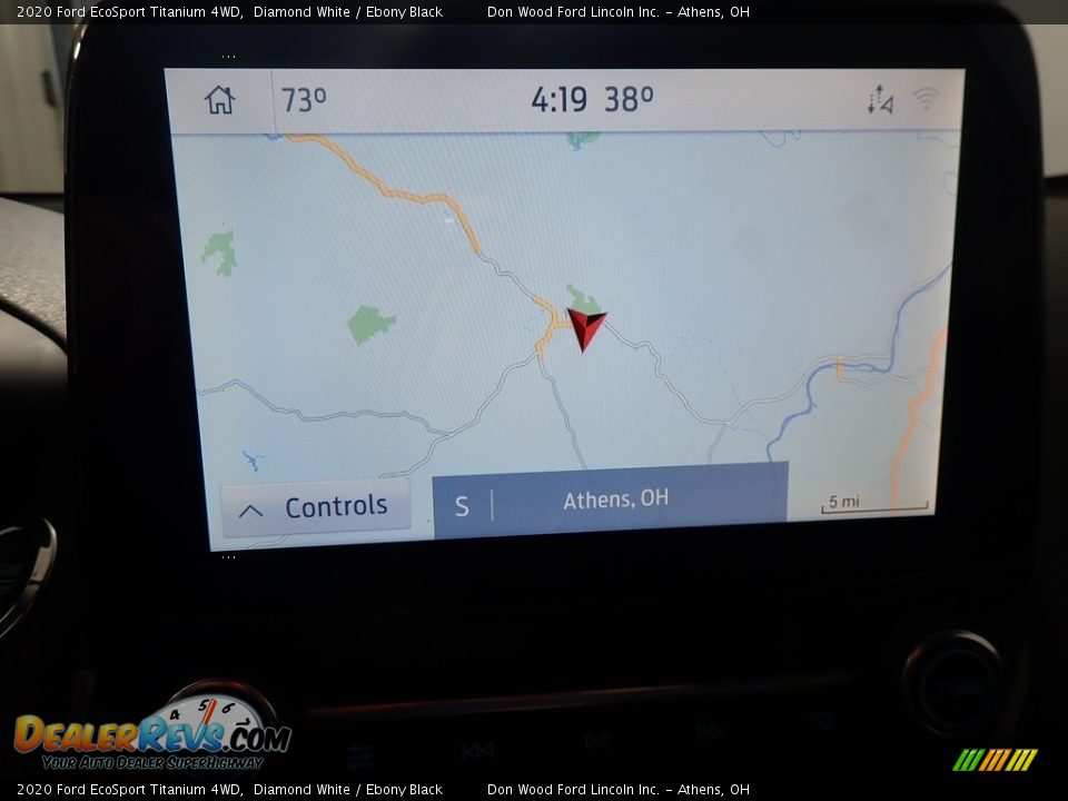 2020 Ford EcoSport Titanium 4WD Diamond White / Ebony Black Photo #3