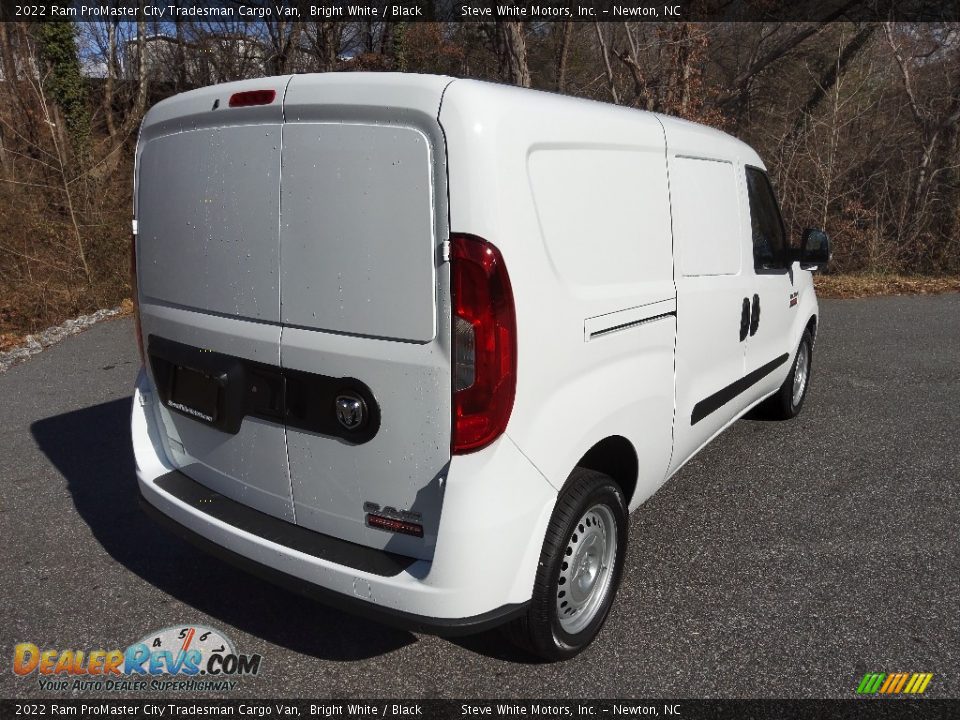 2022 Ram ProMaster City Tradesman Cargo Van Bright White / Black Photo #6