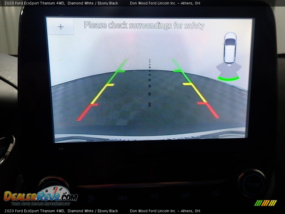 2020 Ford EcoSport Titanium 4WD Diamond White / Ebony Black Photo #4