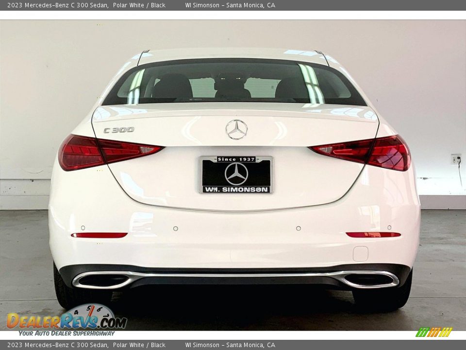 2023 Mercedes-Benz C 300 Sedan Polar White / Black Photo #3