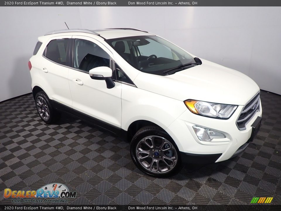 2020 Ford EcoSport Titanium 4WD Diamond White / Ebony Black Photo #5