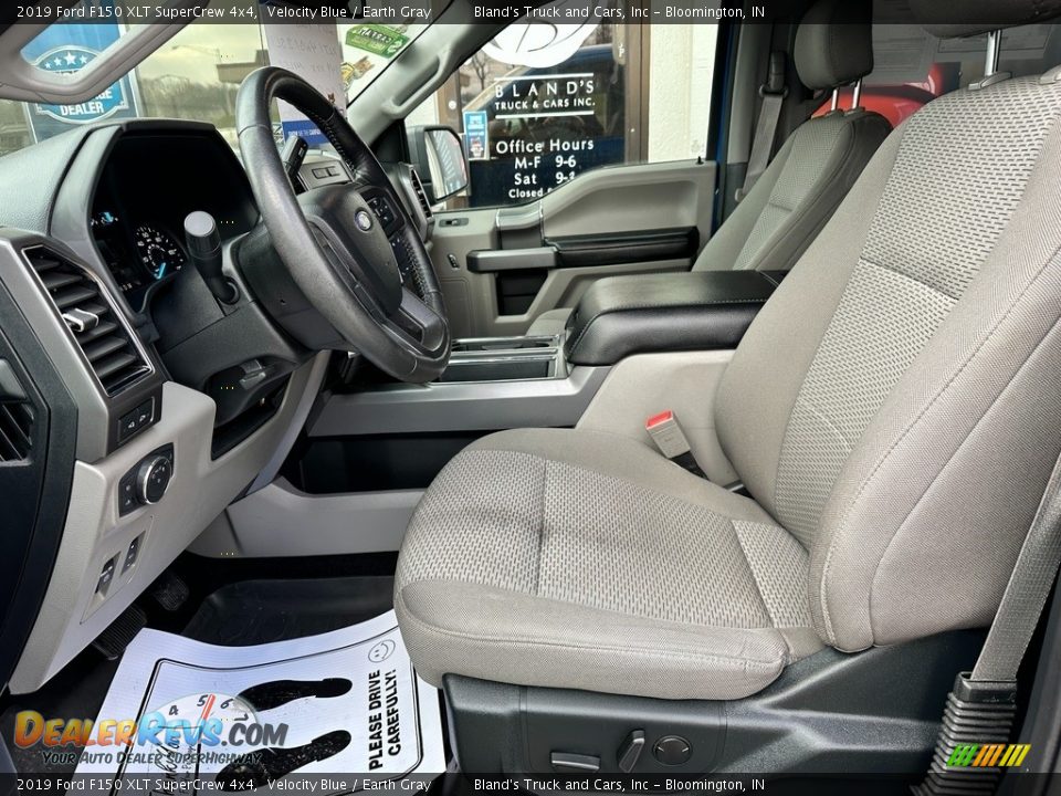 2019 Ford F150 XLT SuperCrew 4x4 Velocity Blue / Earth Gray Photo #6