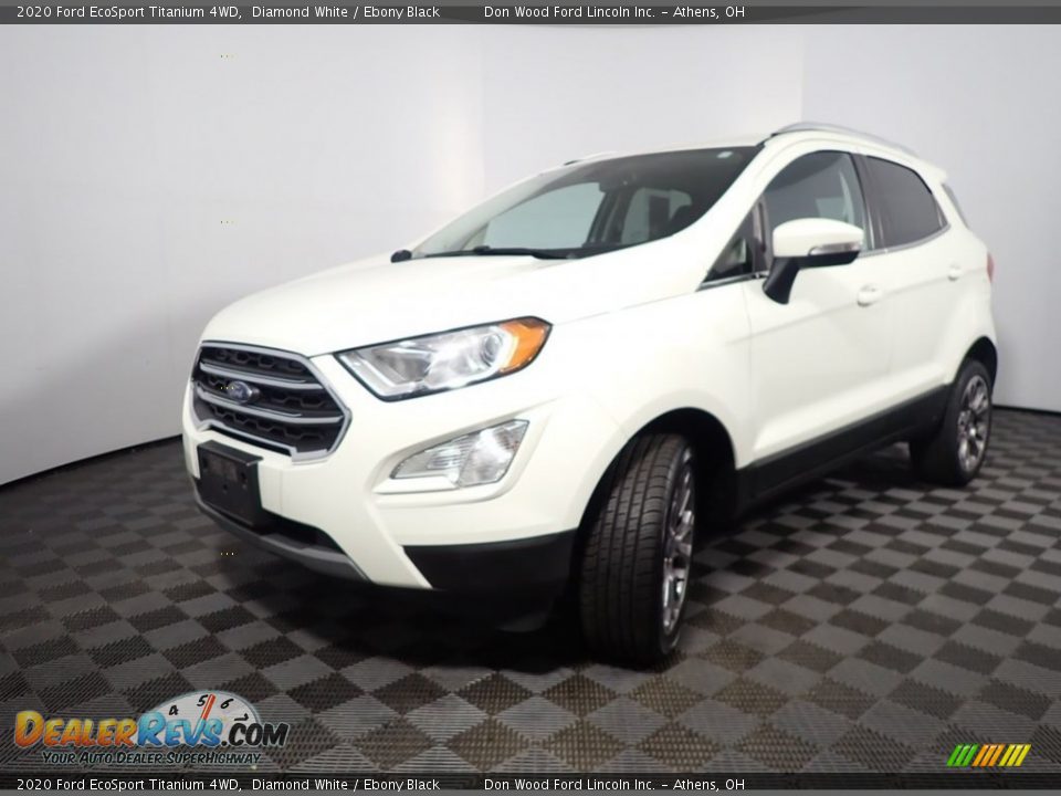 2020 Ford EcoSport Titanium 4WD Diamond White / Ebony Black Photo #10
