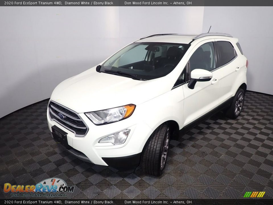 2020 Ford EcoSport Titanium 4WD Diamond White / Ebony Black Photo #11
