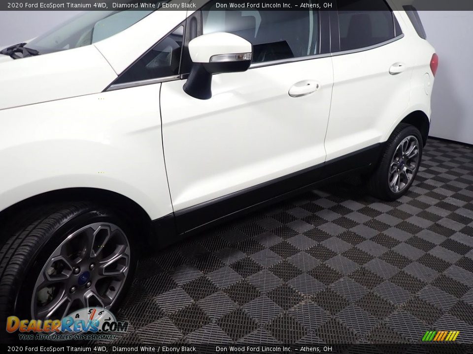 2020 Ford EcoSport Titanium 4WD Diamond White / Ebony Black Photo #12