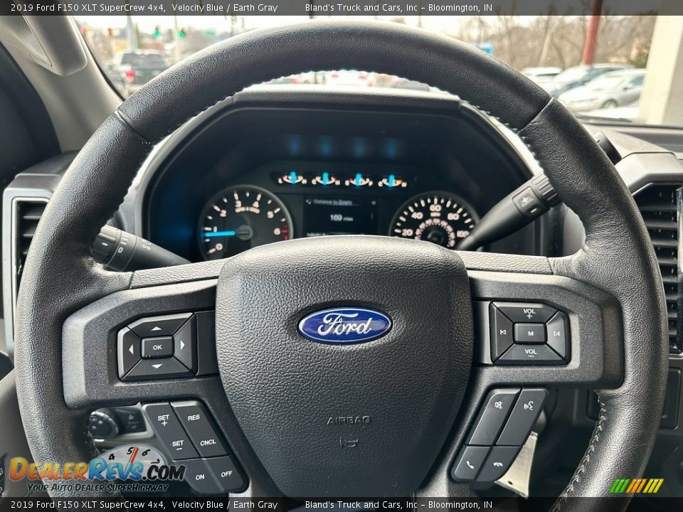 2019 Ford F150 XLT SuperCrew 4x4 Velocity Blue / Earth Gray Photo #13