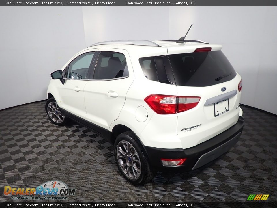 2020 Ford EcoSport Titanium 4WD Diamond White / Ebony Black Photo #14