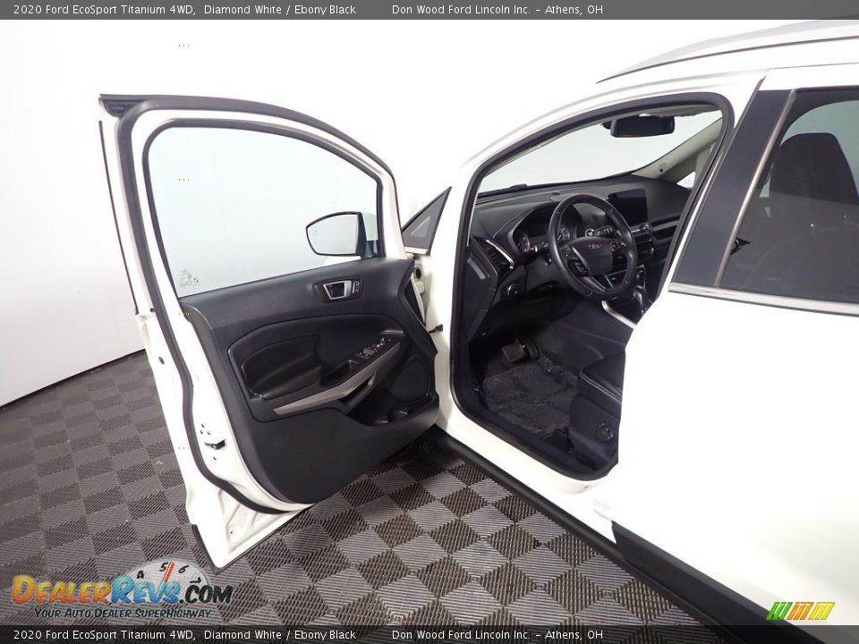 2020 Ford EcoSport Titanium 4WD Diamond White / Ebony Black Photo #20