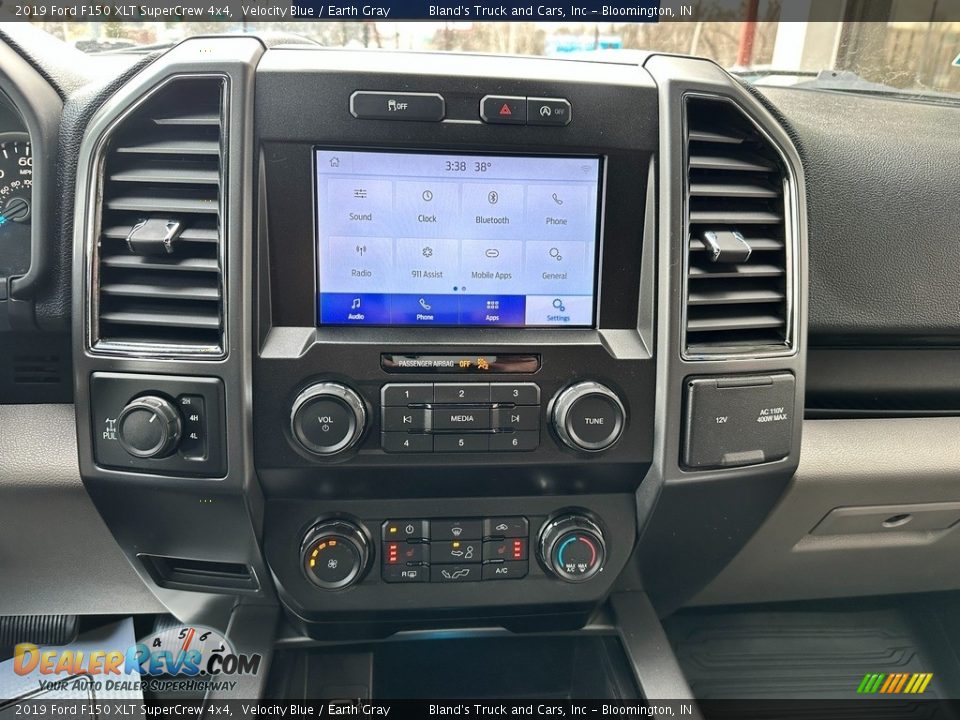 2019 Ford F150 XLT SuperCrew 4x4 Velocity Blue / Earth Gray Photo #19