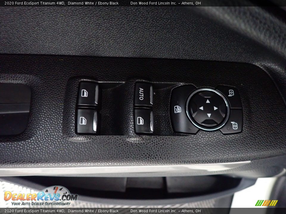 2020 Ford EcoSport Titanium 4WD Diamond White / Ebony Black Photo #21