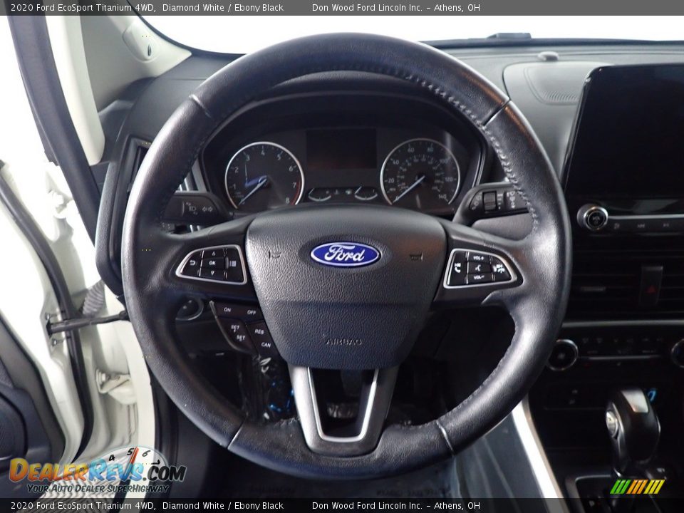 2020 Ford EcoSport Titanium 4WD Diamond White / Ebony Black Photo #26
