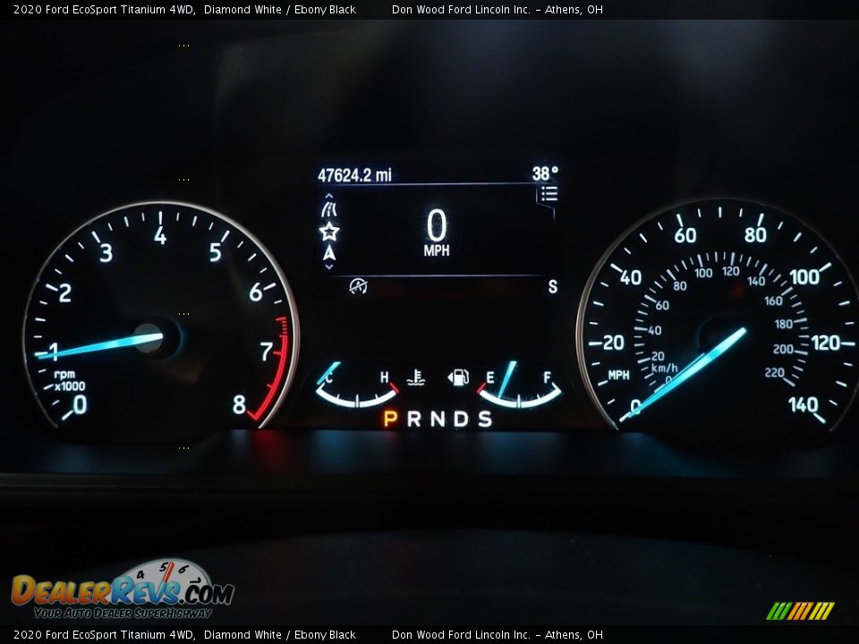 2020 Ford EcoSport Titanium 4WD Diamond White / Ebony Black Photo #27