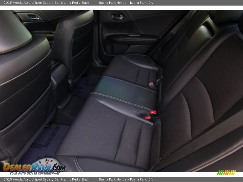 2016 Honda Accord Sport Sedan San Marino Red / Black Photo #4