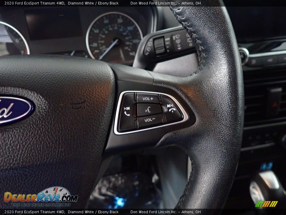 2020 Ford EcoSport Titanium 4WD Diamond White / Ebony Black Photo #29
