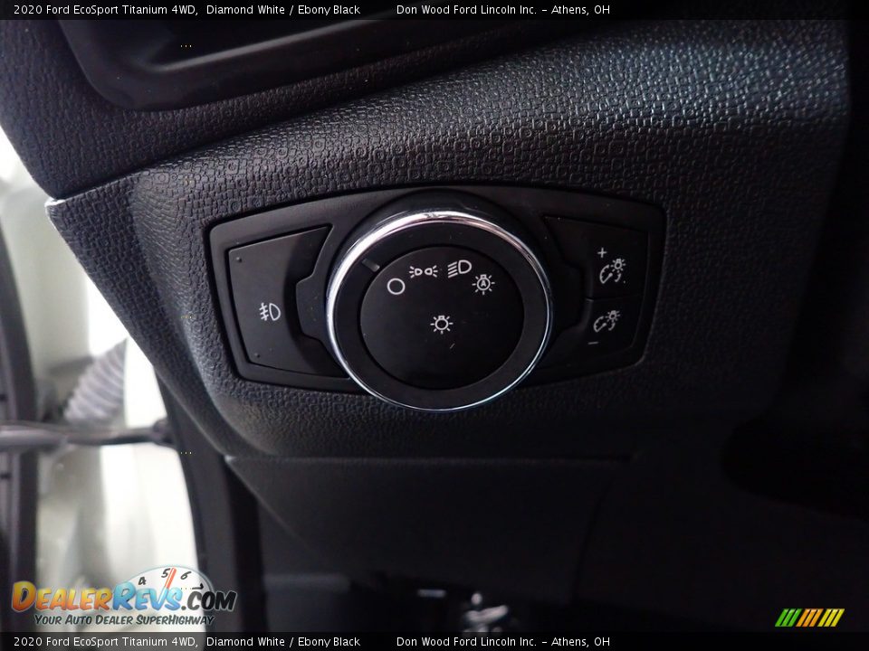 2020 Ford EcoSport Titanium 4WD Diamond White / Ebony Black Photo #30
