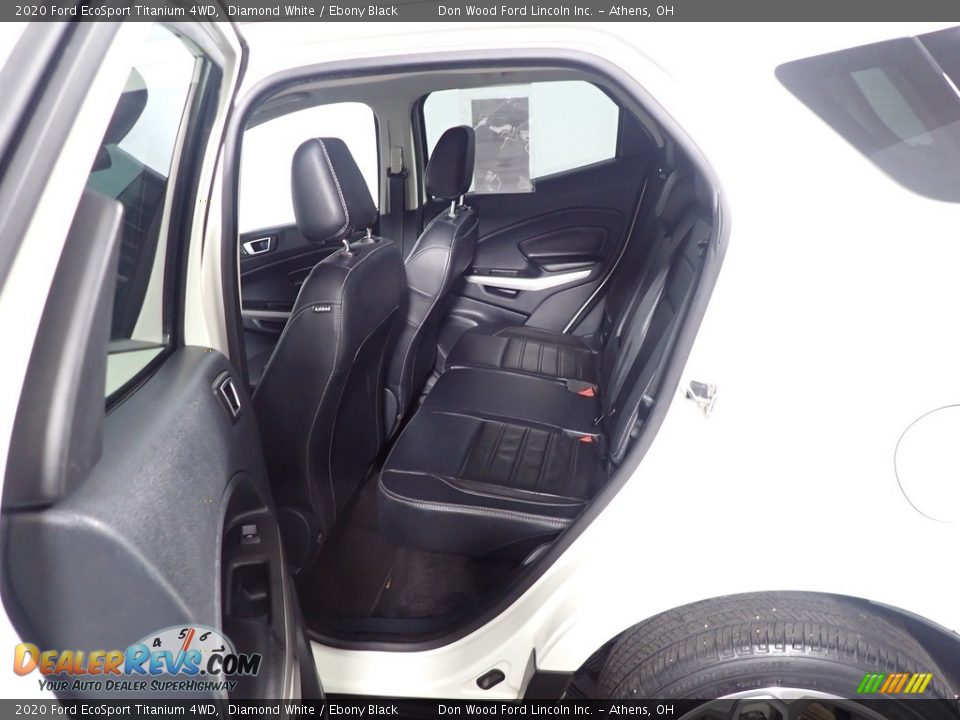 2020 Ford EcoSport Titanium 4WD Diamond White / Ebony Black Photo #34