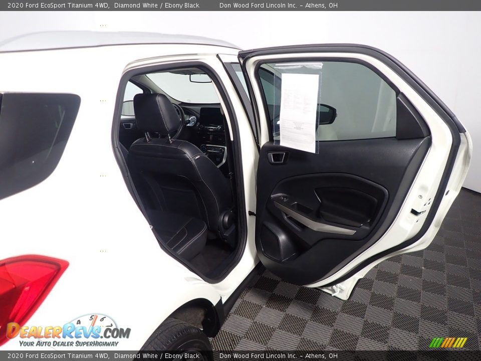 2020 Ford EcoSport Titanium 4WD Diamond White / Ebony Black Photo #35