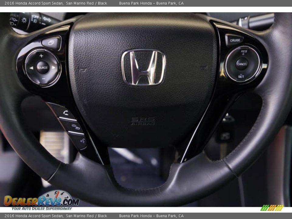 2016 Honda Accord Sport Sedan Steering Wheel Photo #13