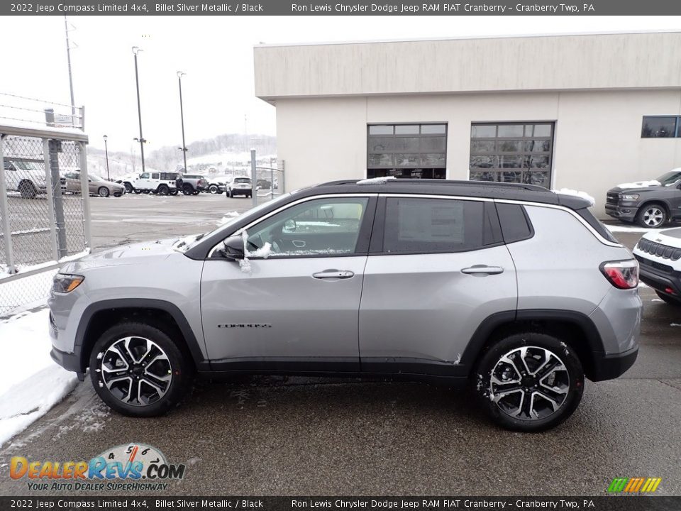 2022 Jeep Compass Limited 4x4 Billet Silver Metallic / Black Photo #3