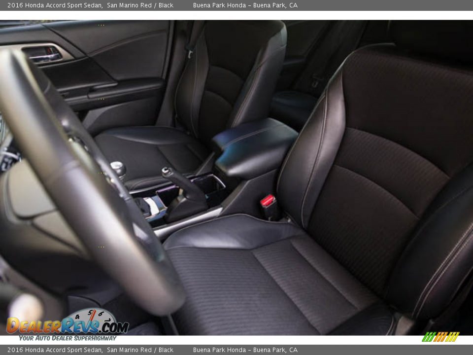 2016 Honda Accord Sport Sedan San Marino Red / Black Photo #15