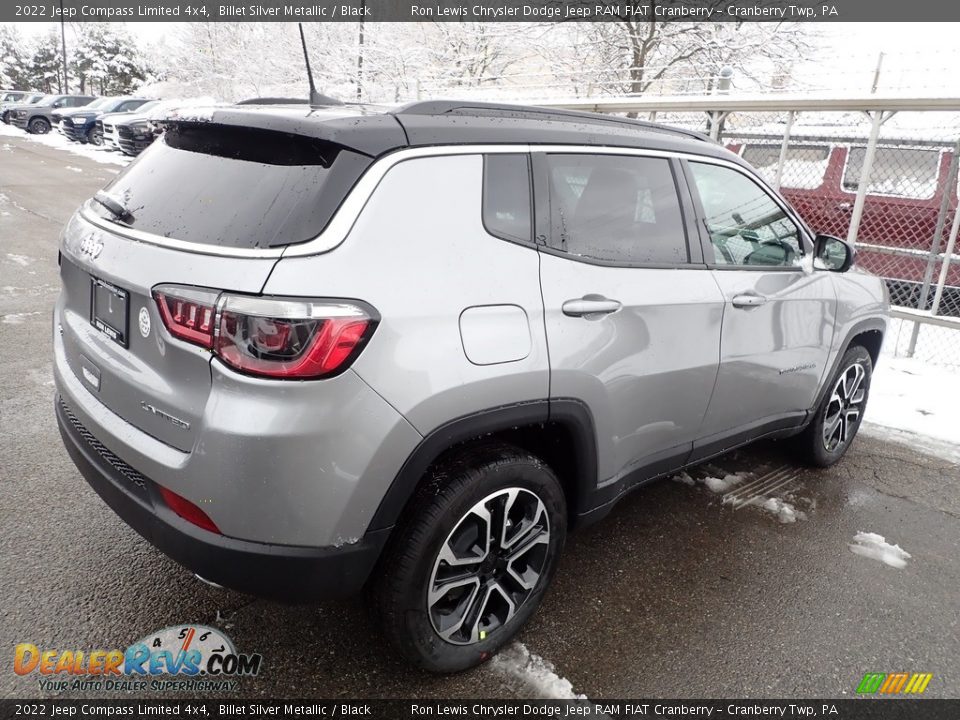 2022 Jeep Compass Limited 4x4 Billet Silver Metallic / Black Photo #6