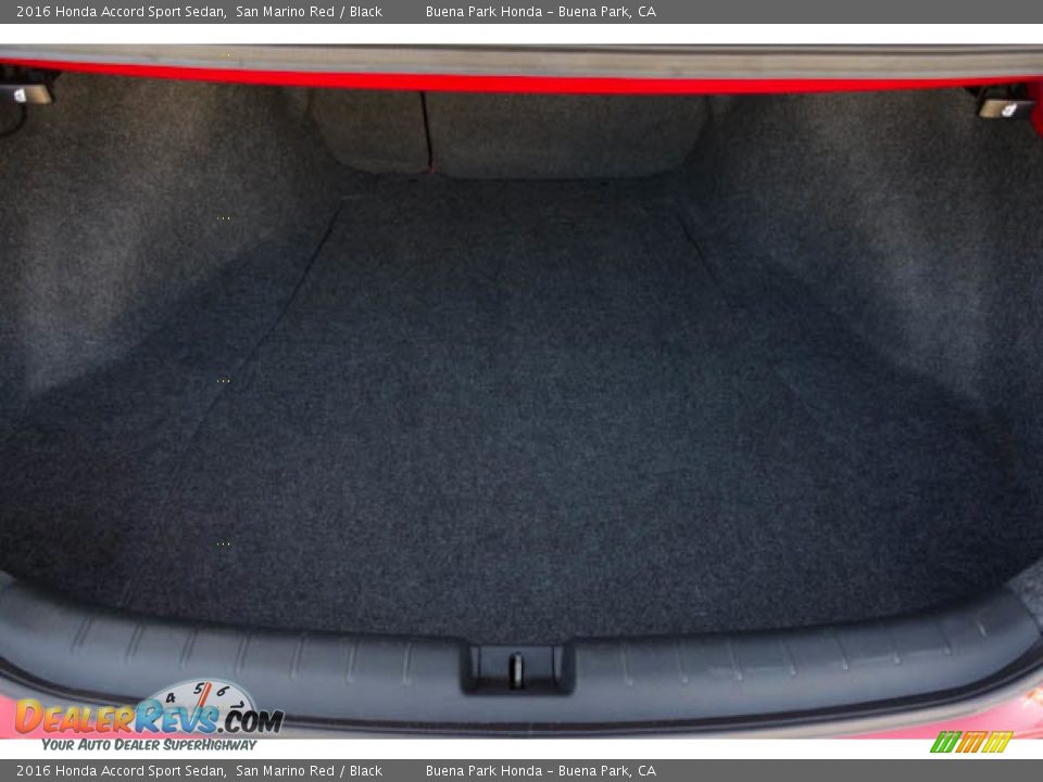 2016 Honda Accord Sport Sedan San Marino Red / Black Photo #17
