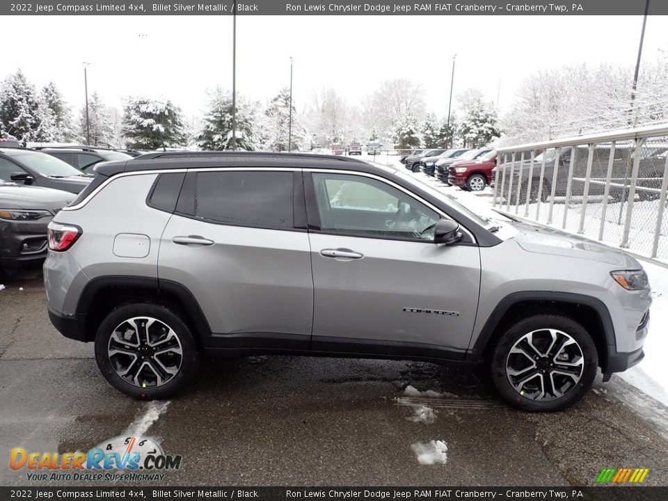 2022 Jeep Compass Limited 4x4 Billet Silver Metallic / Black Photo #7