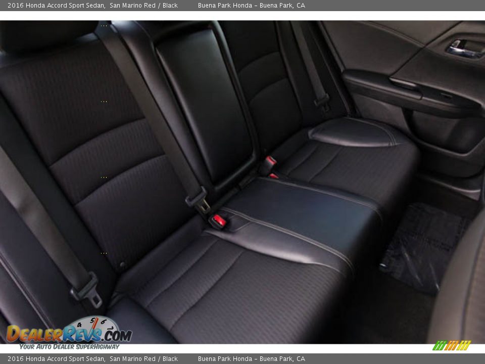 2016 Honda Accord Sport Sedan San Marino Red / Black Photo #19