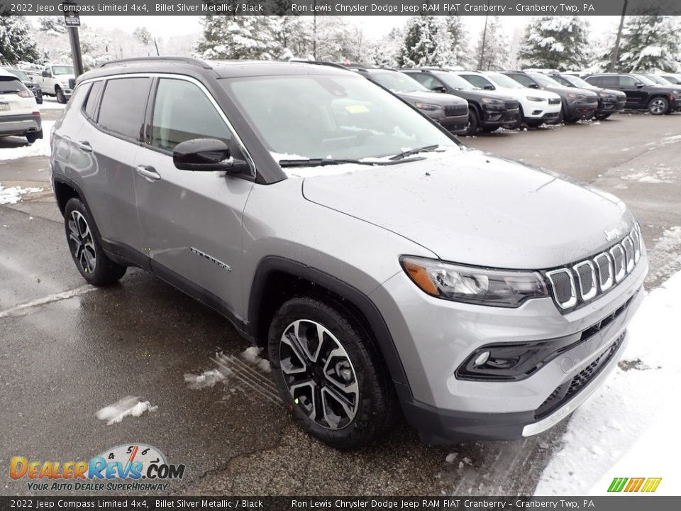 2022 Jeep Compass Limited 4x4 Billet Silver Metallic / Black Photo #8