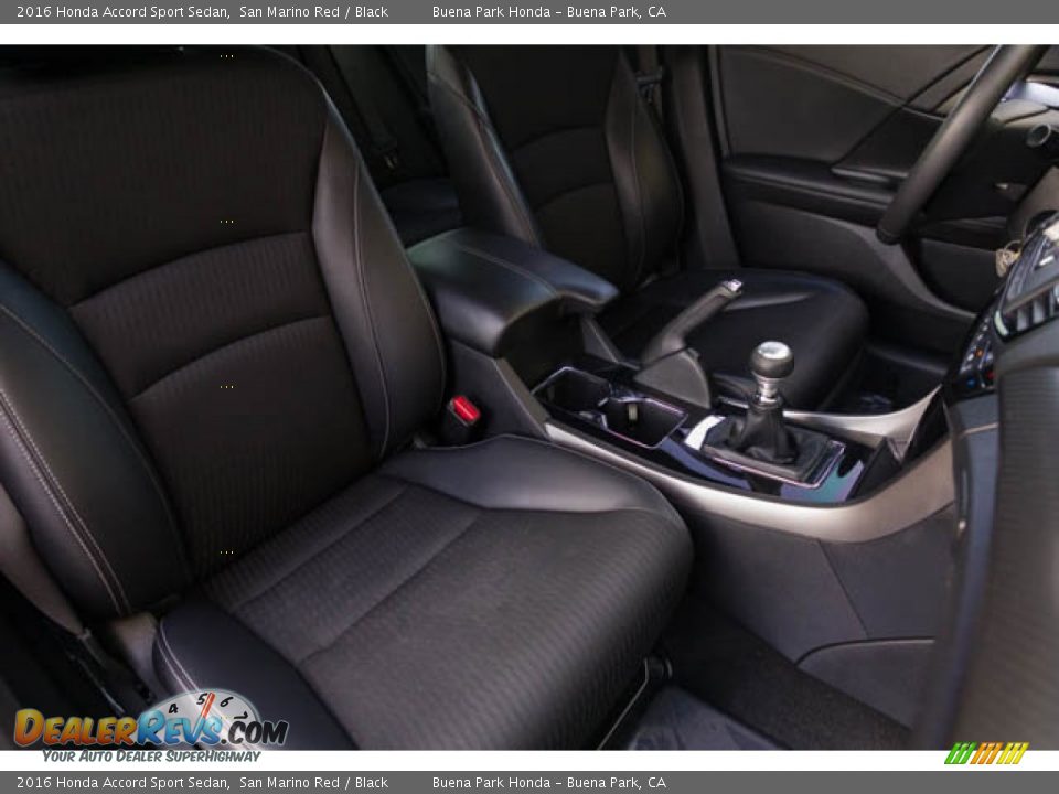 2016 Honda Accord Sport Sedan San Marino Red / Black Photo #21
