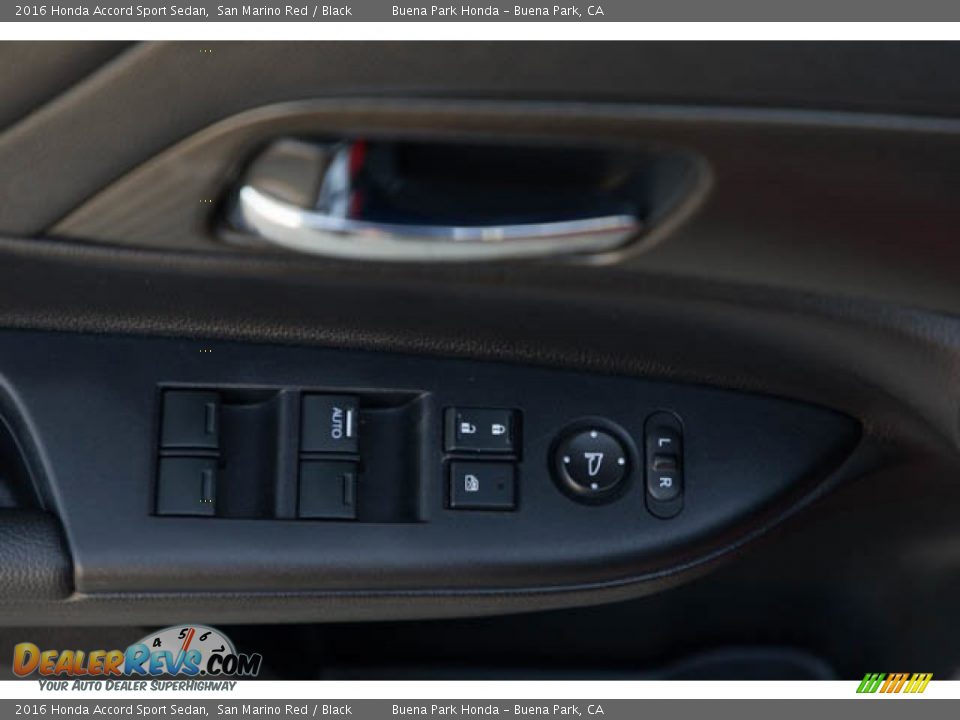 2016 Honda Accord Sport Sedan San Marino Red / Black Photo #26