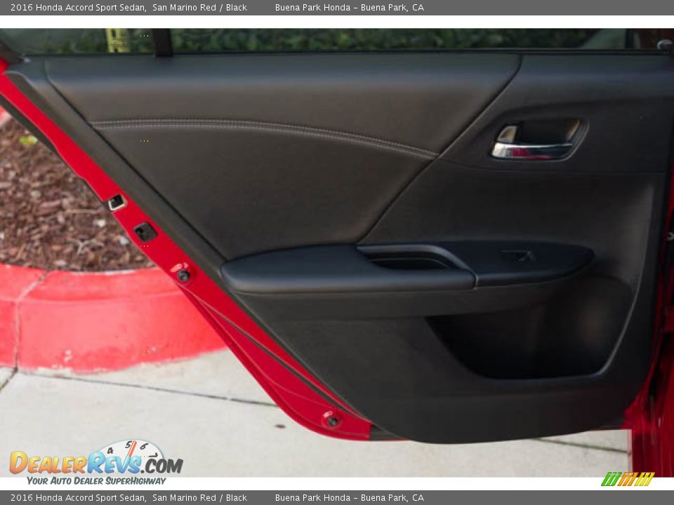 2016 Honda Accord Sport Sedan San Marino Red / Black Photo #27