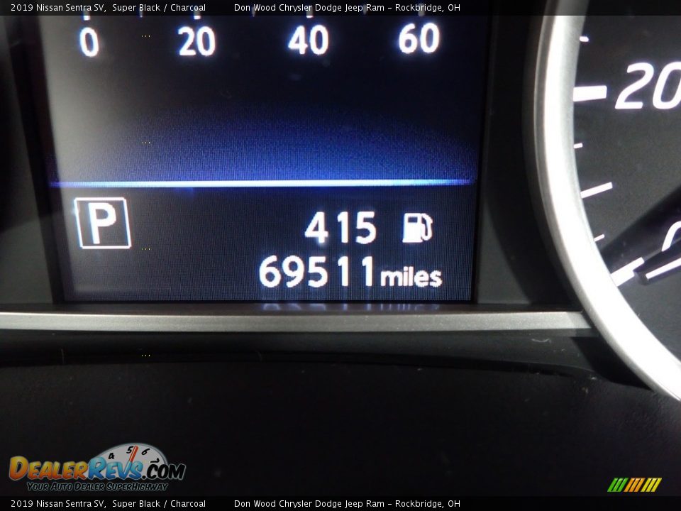 2019 Nissan Sentra SV Super Black / Charcoal Photo #30