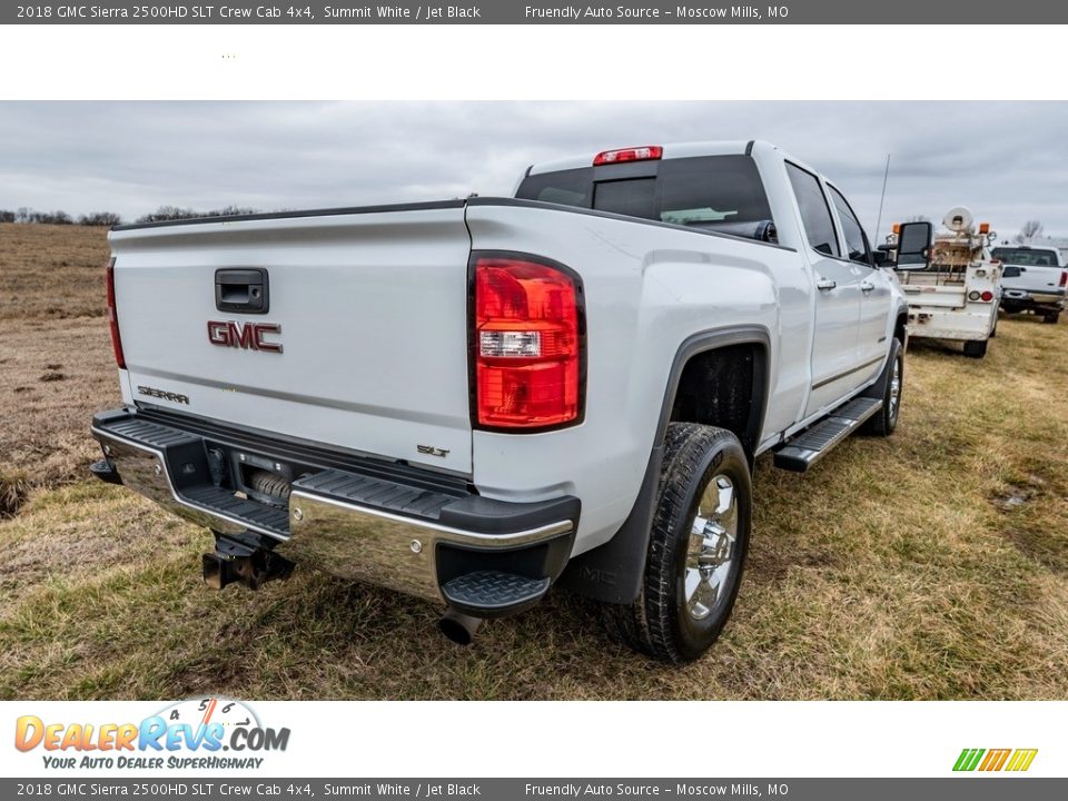 2018 GMC Sierra 2500HD SLT Crew Cab 4x4 Summit White / Jet Black Photo #3