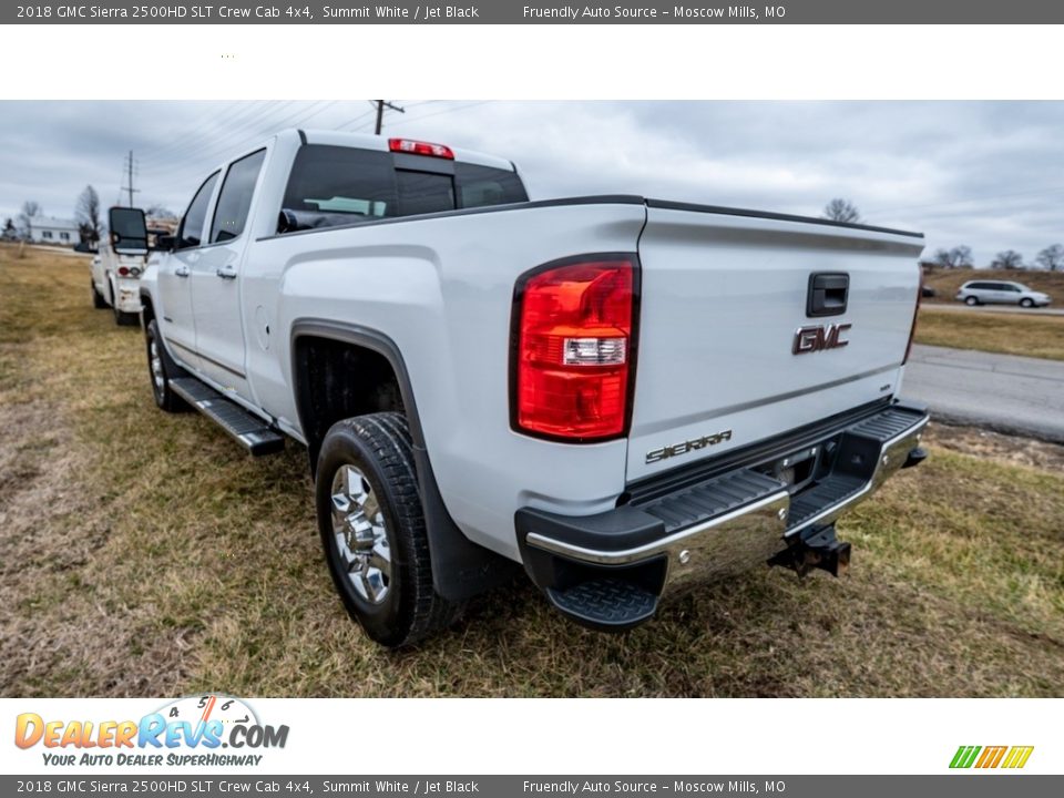 2018 GMC Sierra 2500HD SLT Crew Cab 4x4 Summit White / Jet Black Photo #5