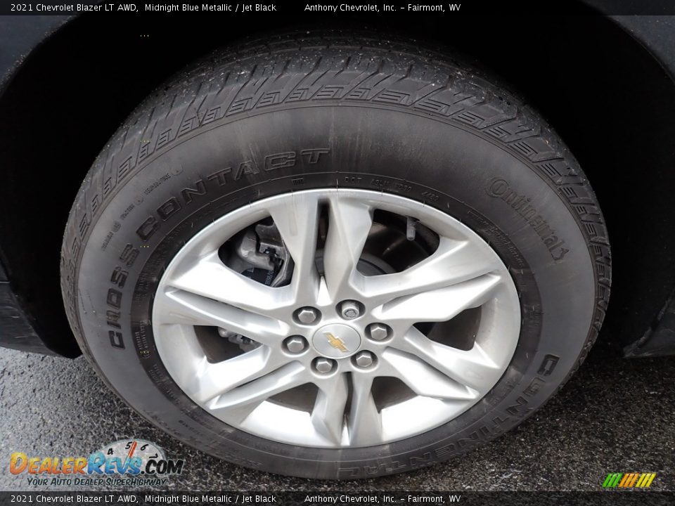 2021 Chevrolet Blazer LT AWD Midnight Blue Metallic / Jet Black Photo #5