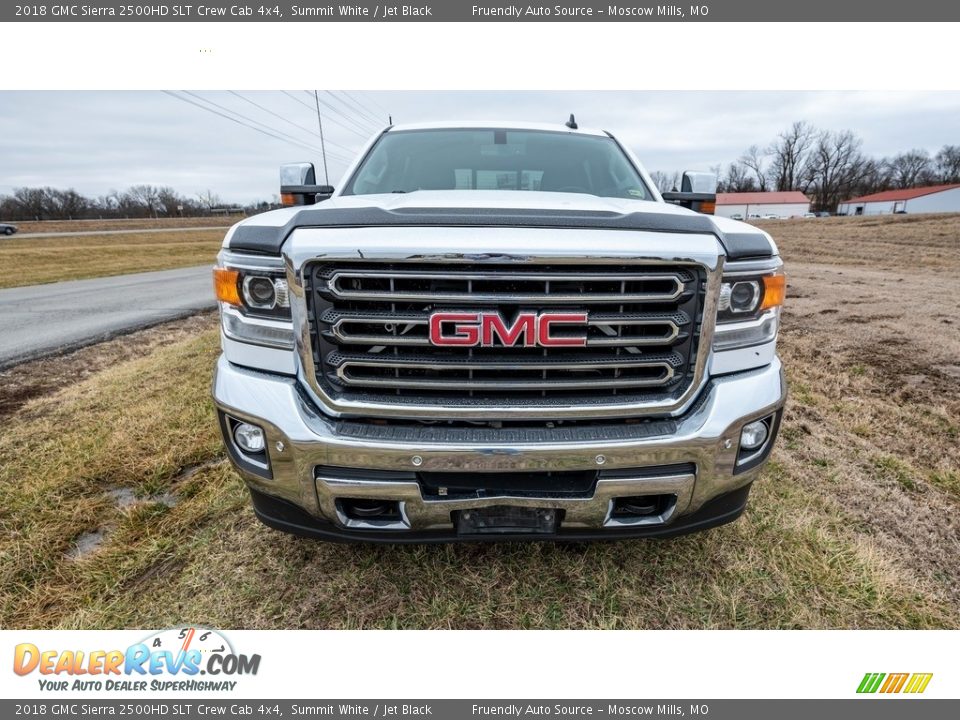 2018 GMC Sierra 2500HD SLT Crew Cab 4x4 Summit White / Jet Black Photo #8